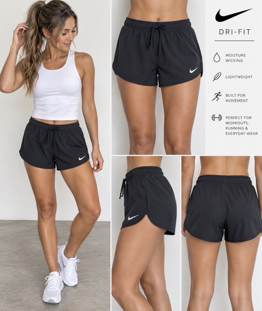 Nike Dri-FIT Women’s Small Black Running Shorts
